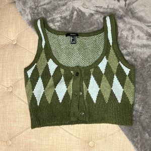 A very soft cropped cardigan/sweater! Never worn before!